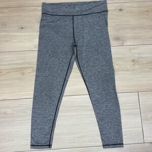Adidas Women’s XL ClimaLite High Rise Leggings Ankle Gray Pull On 27” Inseam